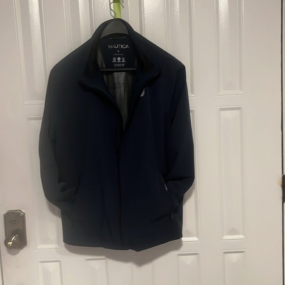 New-no tag (NAUTICAL) men’s jacket size L in dark blue - Picture 10 of 17